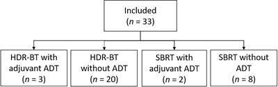 A Prospective Study of High Dose-Rate Brachytherapy or Stereotactic Body Radiotherapy of Intra-Prostatic Recurrence: Toxicity and Long Term Clinical Outcome